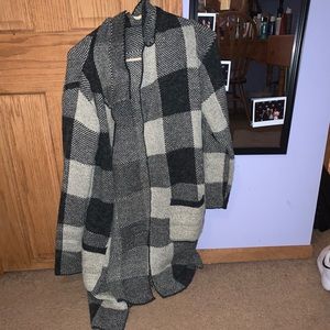 Plaid cardigan